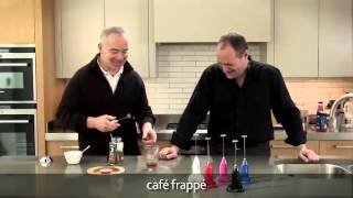 How to make a frappé coffee using an aerolatte milk frother [upl. by Hutchings300]