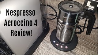 Nespresso Aeroccino 4 Milk Frother Review  Worth upgrading from the Aeroccino 3 [upl. by Eob]