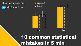 Ten Statistical Mistakes in 5 Min [upl. by Lirret]