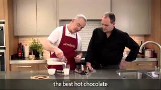 How to make a hot chocolate using an aerolatte milk frother [upl. by Ellenor]