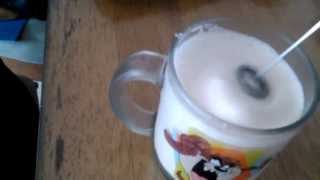 Aerolatte Review Frothing Cold Milk In Under 1 Minute [upl. by Ayad289]